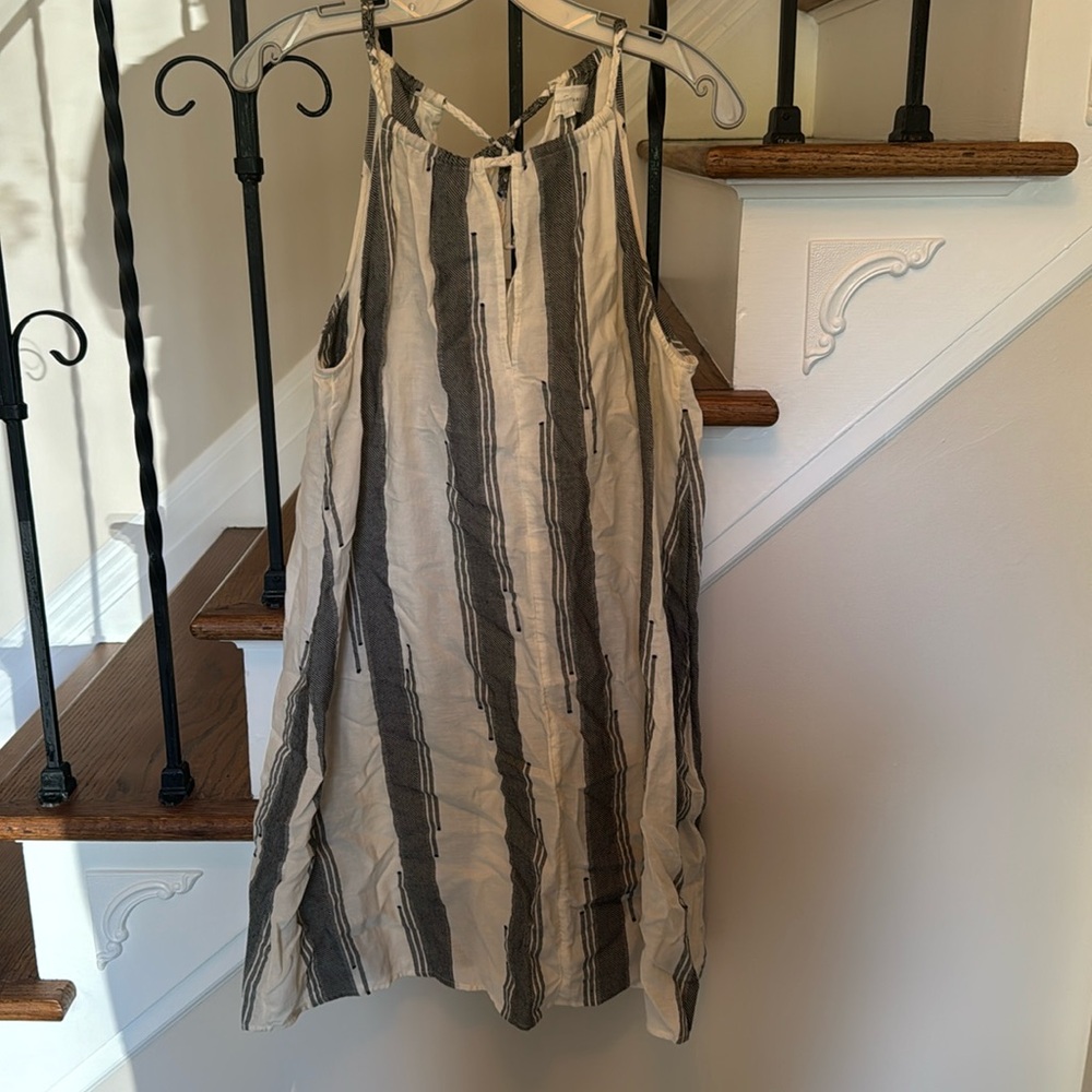 Lou & Grey (Loft) Halter Striped Dress, Size S
